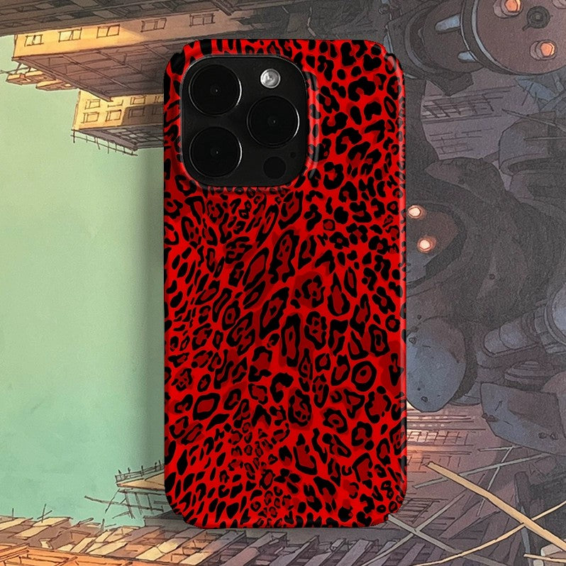 CaseMuses Wild Elegance in Red & Black Phone Cases