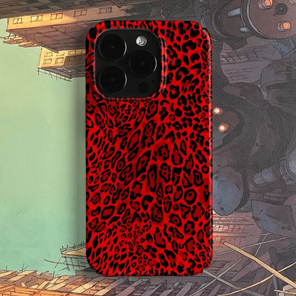CaseMuses Wild Elegance in Red & Black Phone Cases