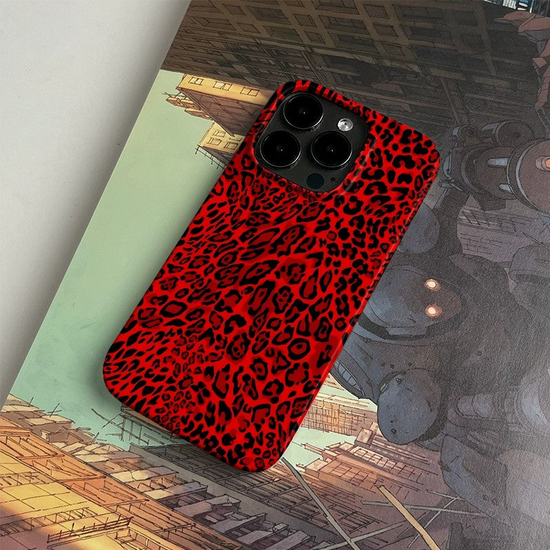 CaseMuses Wild Elegance in Red & Black Phone Cases