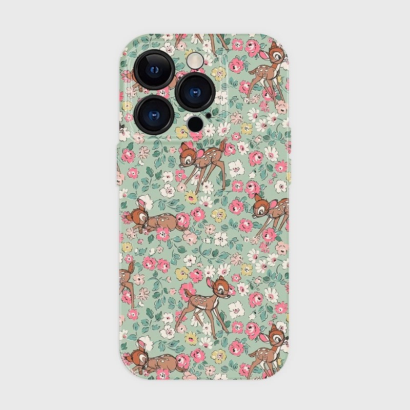 CaseMuses Bambi Floral Pattern iPhone Case