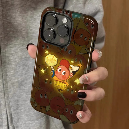 CaseMuses Brown Cute Star Person Phone Case