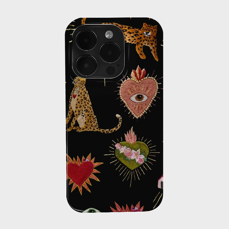 CaseMuses Mystic Panther & Sacred Heart Phone Case