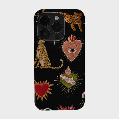 CaseMuses Mystic Panther & Sacred Heart Phone Case
