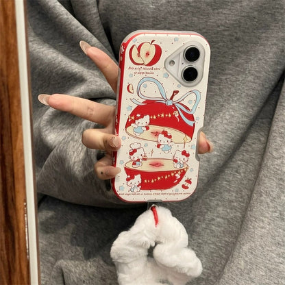 CaseMuses Hello Kitty Red Apple Theme Phone Case