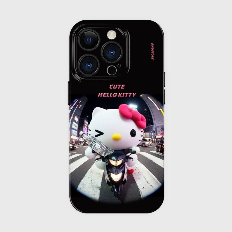 CaseMuses Racing Kitty Funny Cat Phone Case