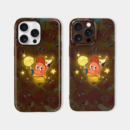 CaseMuses Brown Cute Star Person Phone Case