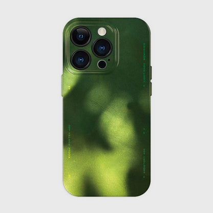 CaseMuses Green Shadows Minimalist Nature iPhone Case