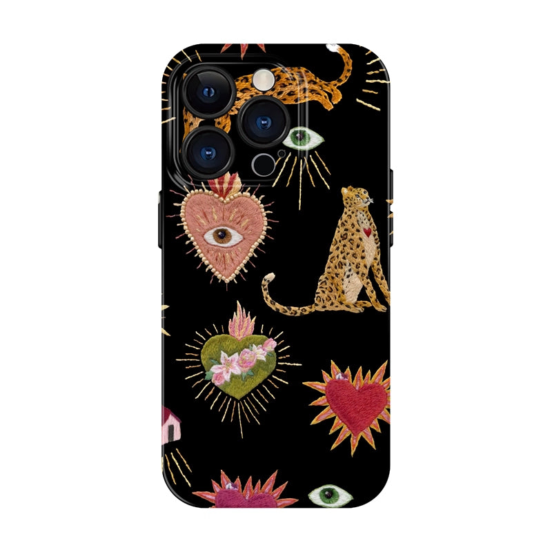 CaseMuses Mystic Panther & Sacred Heart Phone Case