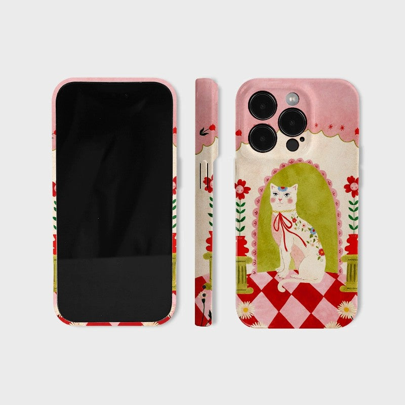 CaseMuses Royal Whimsy Cat in Vintage Arch Phone Case