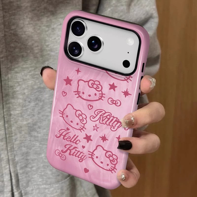 CaseMuses Pink Star Hello Kitty Phone Case