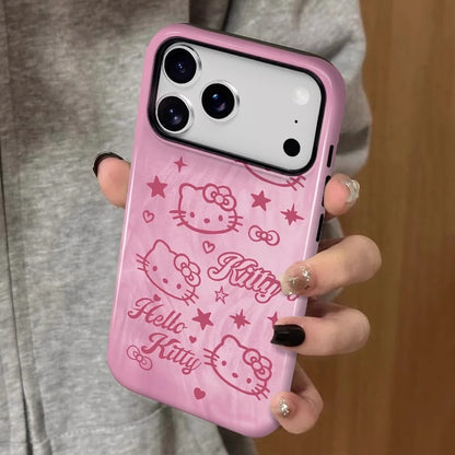 CaseMuses Pink Star Hello Kitty Phone Case