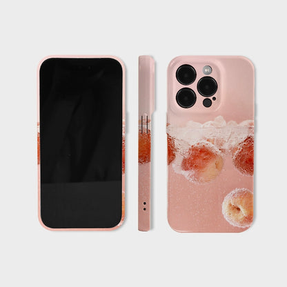 CaseMuses Peach Bubbly Drink Phone Case