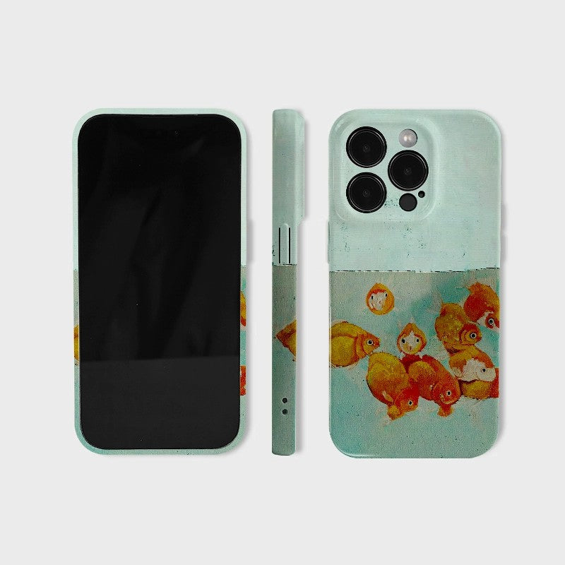 CaseMuses Whimsical Goldfish Fantasy Fashion Phone Case