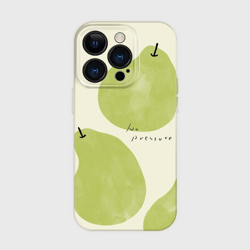 CaseMuses Pastel Green Pear Playful iPhone Cove