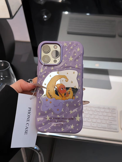 CaseMuses Dreamy Moon & Stars Case – Cute Cartoon Mirror Cover