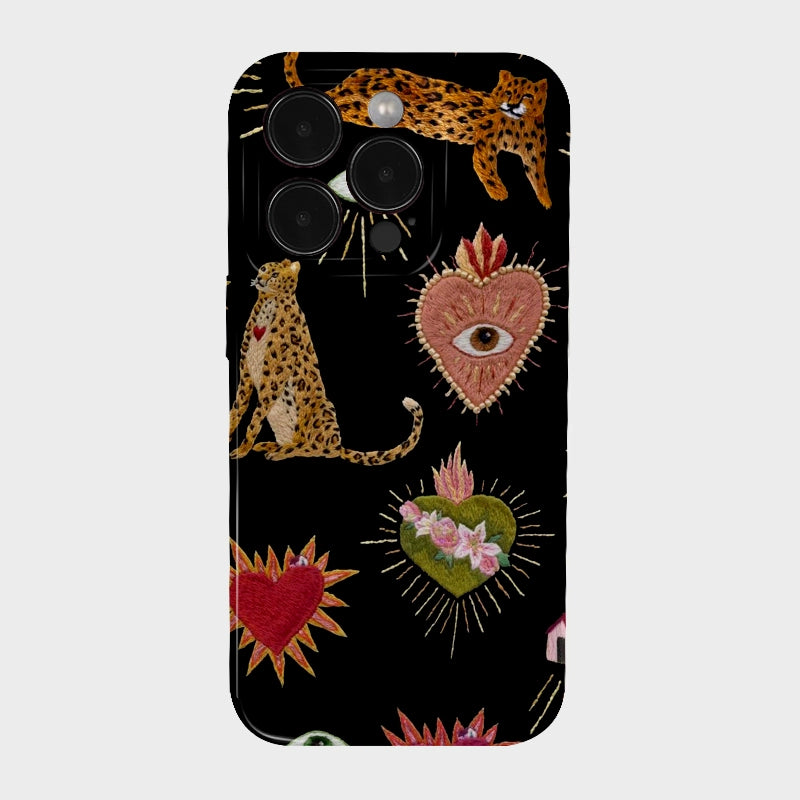 CaseMuses Mystic Panther & Sacred Heart Phone Case