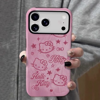 CaseMuses Pink Star Hello Kitty Phone Case