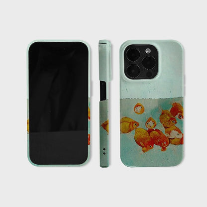 CaseMuses Whimsical Goldfish Fantasy Fashion Phone Case