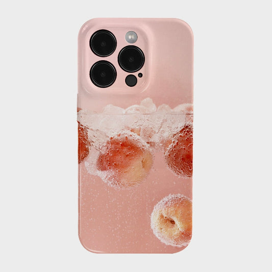 CaseMuses Peach Bubbly Drink Phone Case