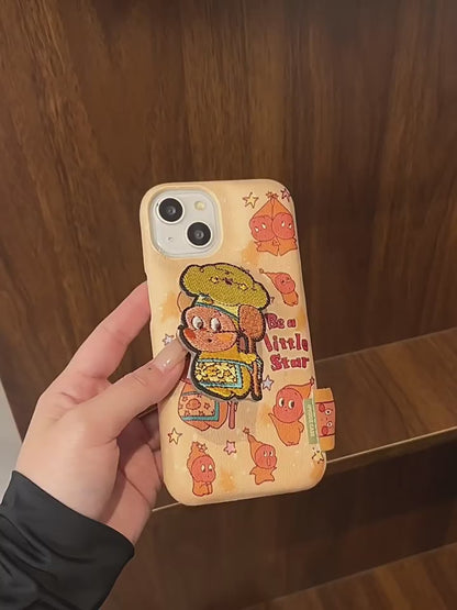 CaseMuses Be a Little Star Embroidered Cute Chef Phone Case